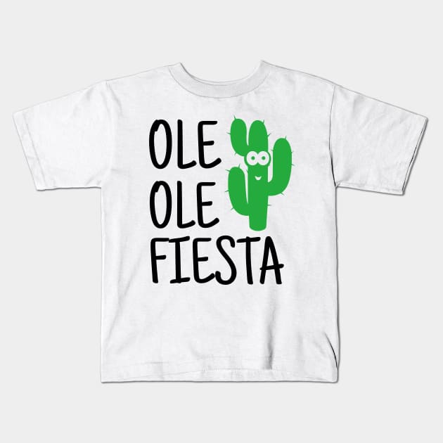 ole ole Fiesta Kids T-Shirt by crazytshirtstore